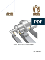 Cours de Fabrication Mécanique 2 Emme GM