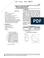 LMT86 2.2-V, SC70/TO-92/TO-92S, Analog Temperature Sensors: 1 Features 3 Description