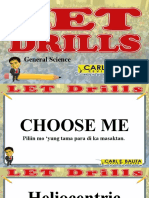 Let Drills Gen Ed General Science