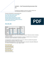 Pronumele Demonstrativ