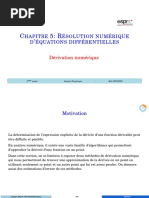 Dérivation Numérique