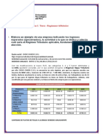 Semana 16 Tema 1 Tarea Regímenes Tributarios