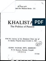 Khalistan The Politics of Passion