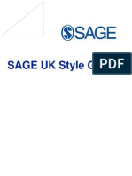 SAGE UK Style Guide Short