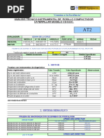 Equipo Usado: Analisis Tecnico Instrumental de Rodillo Compactador Caterpillar Modelo Cs-533C