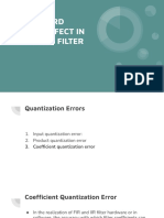 Finite Word Length Effect in Iir Digital Filter