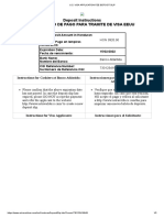 U.S. Visa Application Fee Deposit Slip