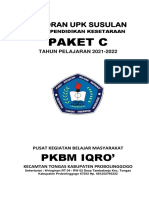 Laporan UPK Paket C Susulan 2022