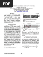 Predictive Equalizer Design For DVB-T System