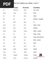 Irregular Verbs Lists 5 REV