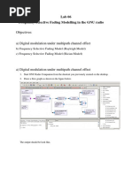 Objectives:: Lab 06 Frequency Selective Fading Modelling in The GNU Radio