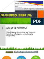 Introducing: Pre-Registration Seminar (PRS)