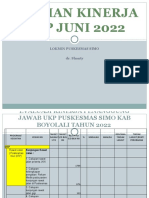 Capaian Kinerja Ukp Juni 2022