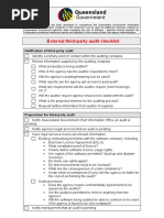 External Third-Party Audit Checklist