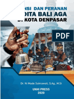 Buku Ekstensi Dan Peranan Pandita Bali Aga Di Kota Denpasar