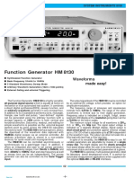 Function Generator HM 8130: Waveforms Made Easy!