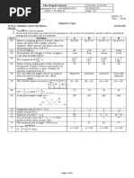 The Punjab School: Objective Type Q.No.1: Multiple Choice Questions. (1 15 15)