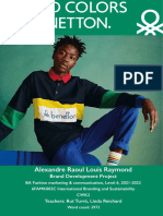 Alexandre Raymond - Benetton Brand Development Project