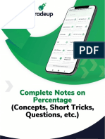 Complete Notes On Percentage 80