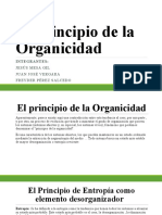 El Principio de La Organicidad