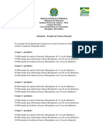 Atividades de Silvicultura Agronomia Viveiros Florestais (Projeto) 2022.1