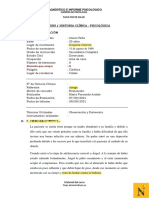 Ficha - Formato de Anamnesis - Historia Clínica