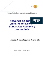 Sesiones de Tutoria para Vii Ciclo