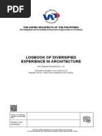 Logbook of Diversified Experience in Architecture: The United Architects of The Philippines