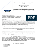 Dictamen de Hechos de Transito para Audiencia