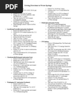 Driving Directions To Warm Springs