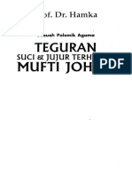 Teguran Suci & Jujur Terhadap Mufti Johor - Hamka