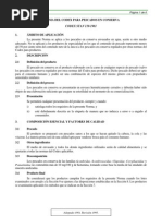 Norma Tecnica para Pescado en Conserva