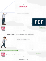 Semana #02 Cinematica de Una Particula