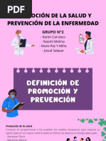 Diferencias Entre Promosion de La Salud y Prevencion de La Enfermedad