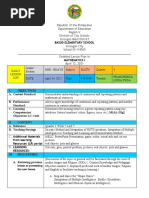 COT1 Lesson Plan in MATH1