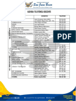 5° - Directorio Telefónico Docente