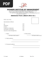 Application Form