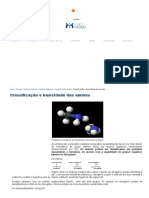 Classificação e Basicidade Das Aminas. Caráter Básico Das Aminas