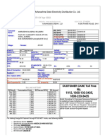 Maharashtra State Electricity Distribution Co. Ltd. Bill of Supply For The Month of Apr 2022