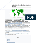 Pacto Internacional de Derechos Económicos, Sociales y Culturales