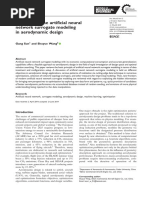 A Review of The Artificial Neural Network Surrogate Modeling in Aerodynamic Design