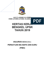 Kertas Kerja Bengkel Upsr 2019