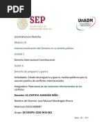 Módulo 14 Internacionalización Del Derecho en Su Ámbito Público Unidad 2