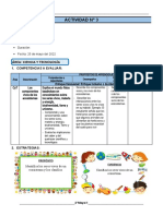 3° Grado - Actividad Del Dia 25 Mayo