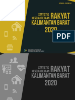 Statistik Kesejahteraan Rakyat Provinsi Kalimantan Barat 2020