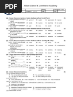 1st HALF BOOK TESTS 2ND YEAR - Backup