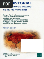 Prehistoria I Las Primeras Etapas de La Humanidad (Sergio Ripoll López