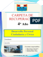 Carpeta de Recuperación de 4° DPCC