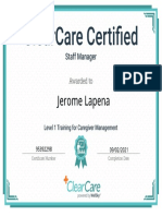 Training For Caregiver Management