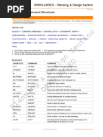 AutoCAD Command Shortcuts